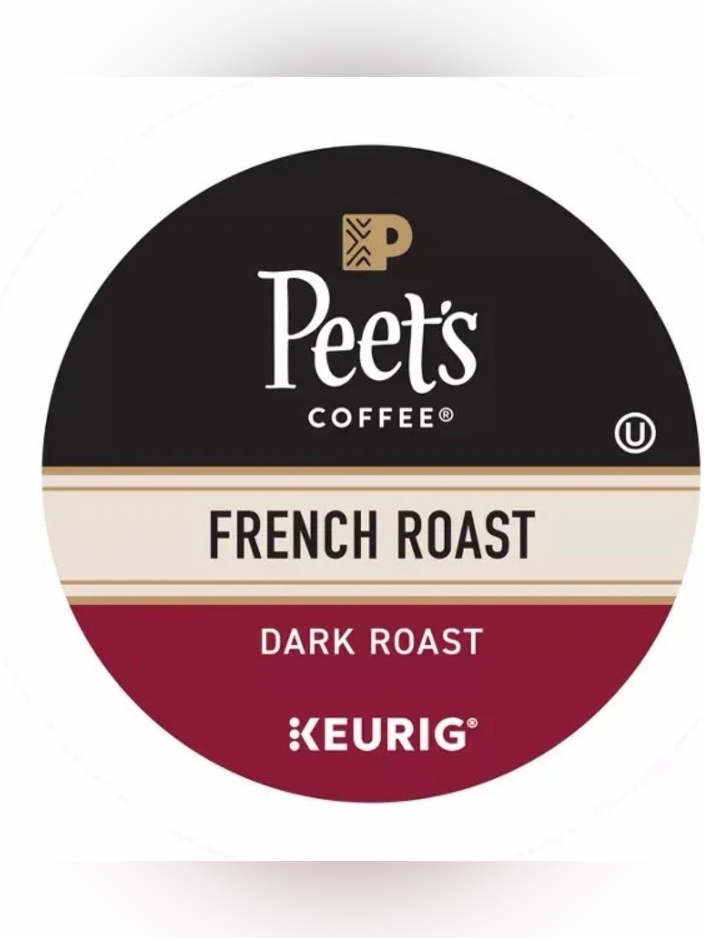 Peet’s coffee French roast k cup pods dark roast coffee pods 60 count